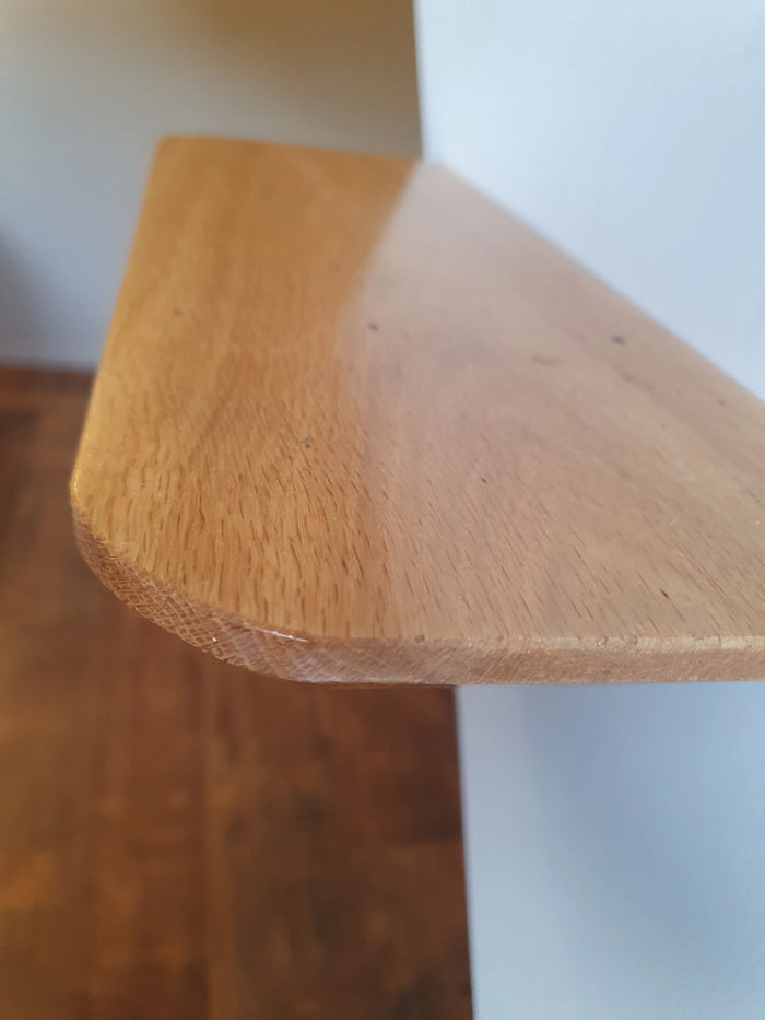 Close-up van massief eiken
